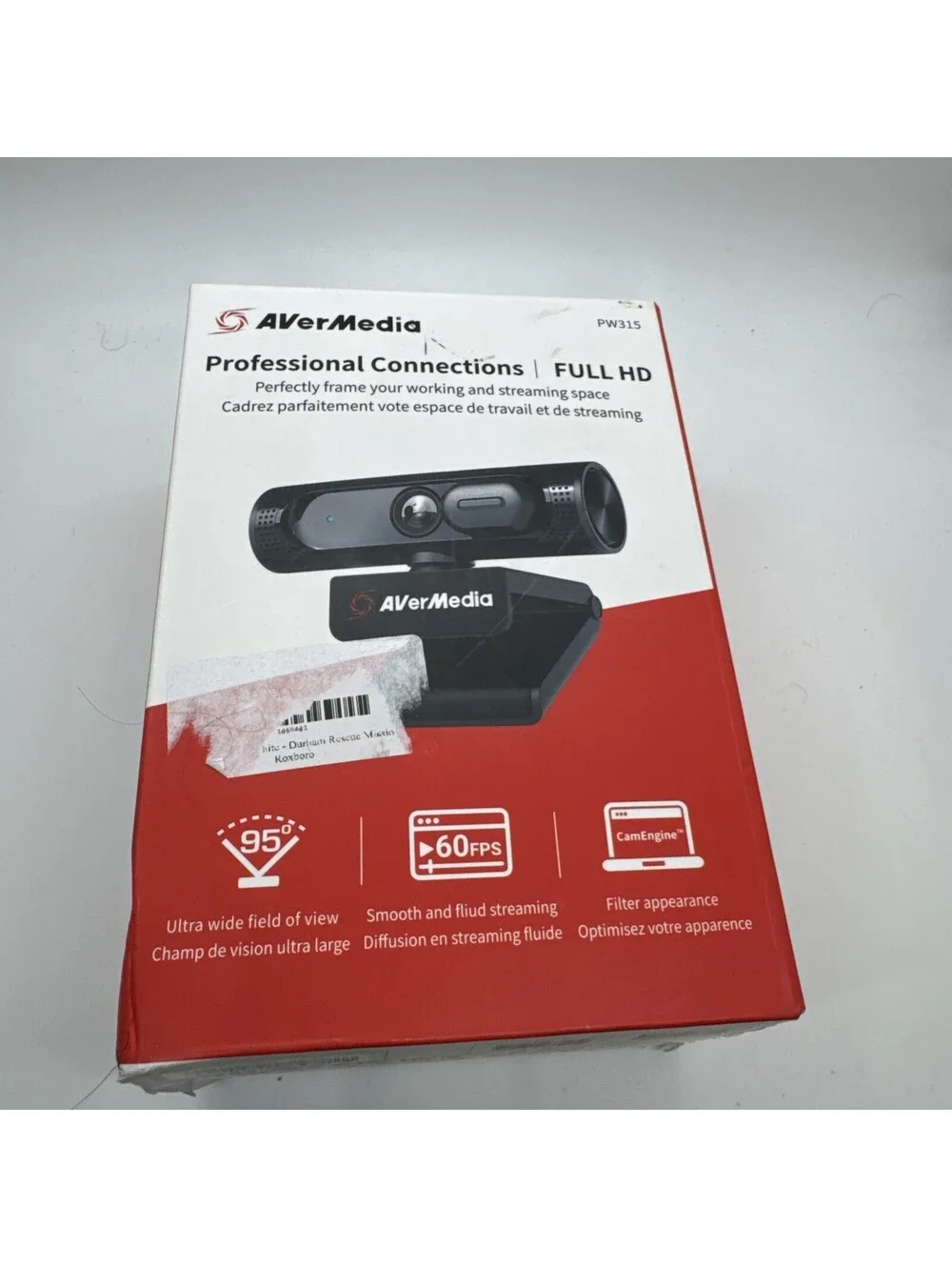 AVerMedia CAM 315 Webcam - 2 Megapixel - 60 fps - USB Type A - TAA and NDAA Comp